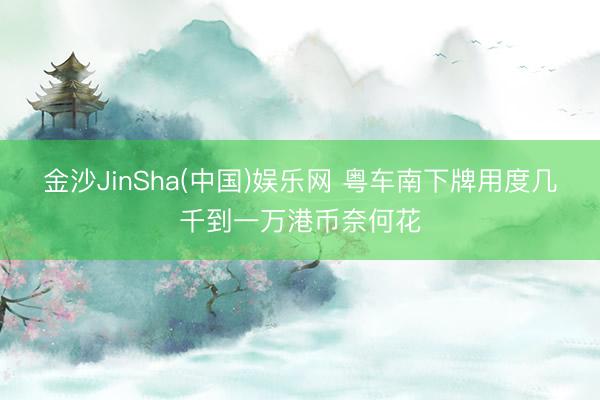 金沙JinSha(中国)娱乐网 粤车南下牌用度几千到一万港币奈何花