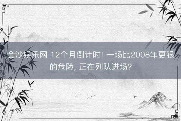 金沙娱乐网 12个月倒计时! 一场比2008年更狠的危险， 正在列队进场?