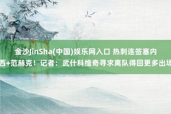 金沙JinSha(中国)娱乐网入口 热刺连签塞内西+范赫克！记者：武什科维奇寻求离队得回更多出场