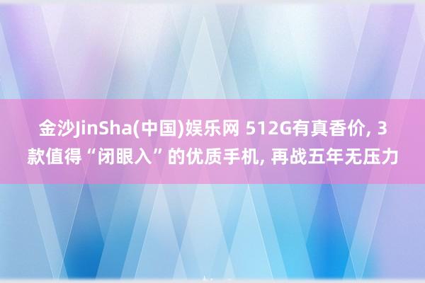 金沙JinSha(中国)娱乐网 512G有真香价， 3款值得“闭眼入”的优质手机， 再战五年无压力